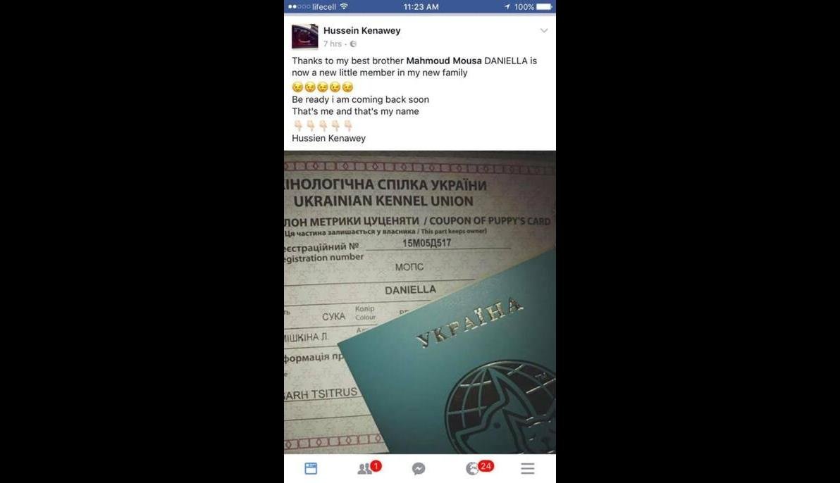 PUG (Ukraine to Egypt) client journey